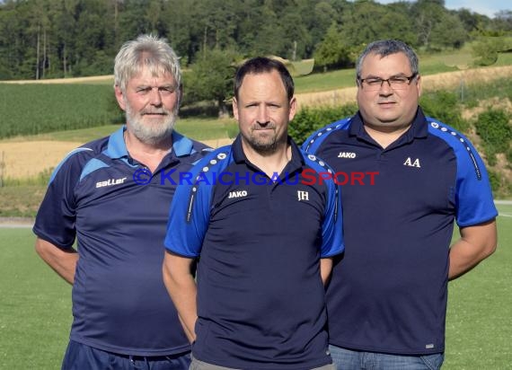 Mannschaftsfoto Saison 2019/20 Fussball Sinsheim - TSV Angelbachtal (© Kraichgausport / Loerz)